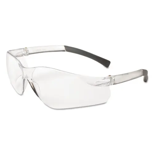 KleenGuard V20 Eye Protection, Polycarbonate Frame, Clear Frame/Lens, 12/Box